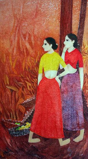painting by Shashikant Bane - Untitled - 14
