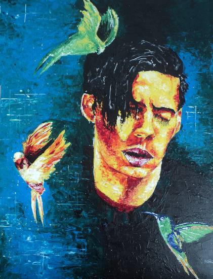 To Invigorate, painting by Richa Rajpurkar