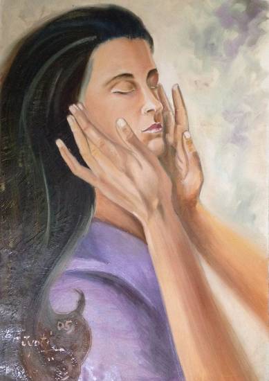 painting by Jyoti Sharma - Dreaming