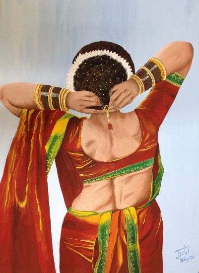 Gajra, painting by Jyoti Sharma