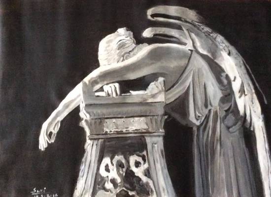 Sepulchre, painting by Suvidha Joshi