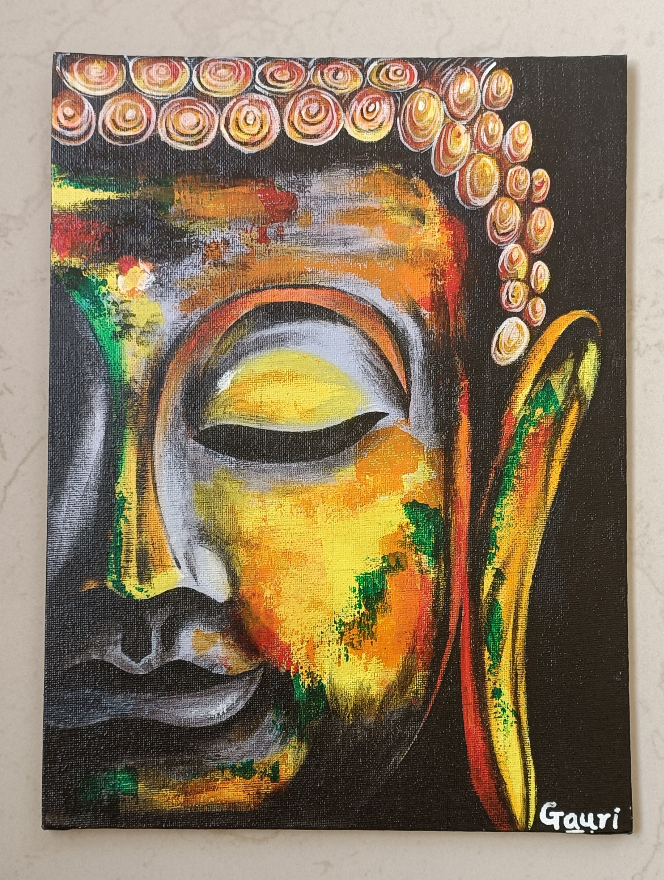 Painting  by Gauri Chaudhari - Buddha