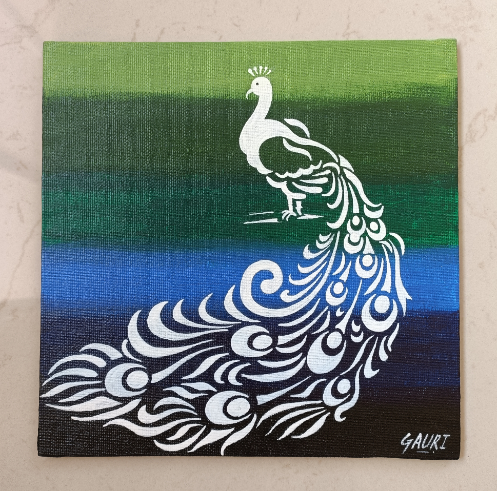 Painting  by Gauri Chaudhari - Peacock Painting