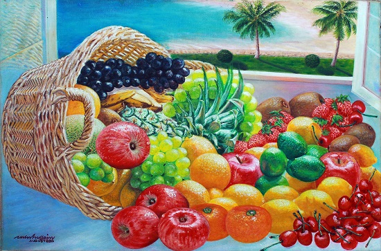 Untitled - 4, painting by M M Hussain