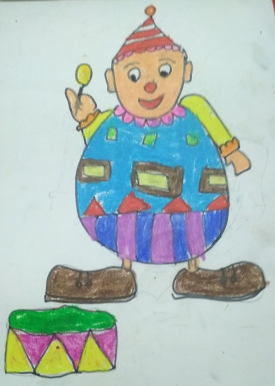 Joker, painting by Neel Kirtane