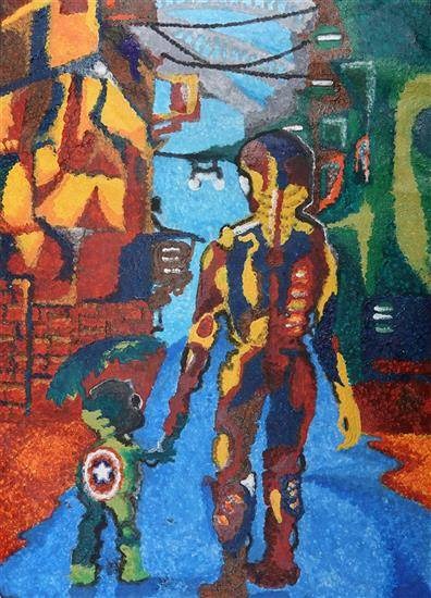 Future Life, painting by Sonali Pawar