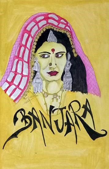 Banjara, painting by Sonali Pawar
