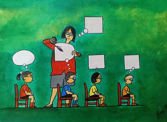 Painting  by Apoorva Dwivedi - Every student is UNIQUE