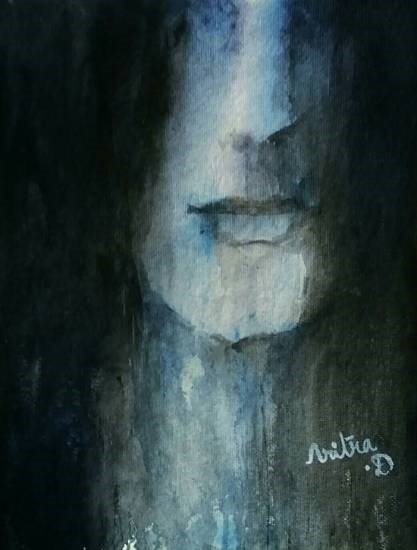 The Neelkanth, painting by Aritra Dey