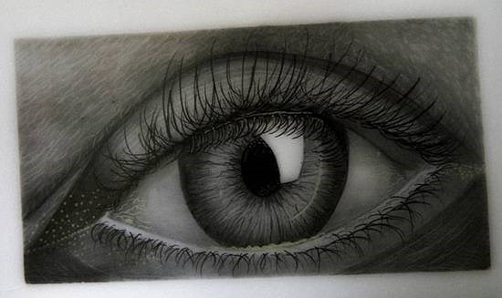 Eye, painting by Vishal Kumar Punia