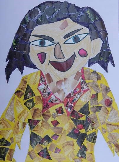 Angry girl, painting by Pritika Ravit Boba