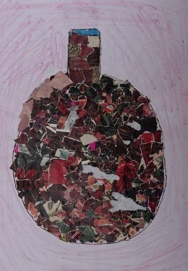 Vessel, painting by Darshana Suresh Dhapasa