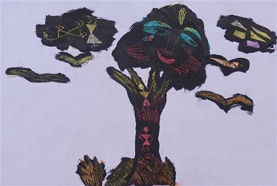 Nature, painting by Ramdas Sandip Wangad