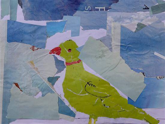 Painting  by Sanket Sandip Kuvara - A Parrot