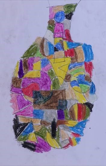 Pot, painting by Sunita Vilas Ravate