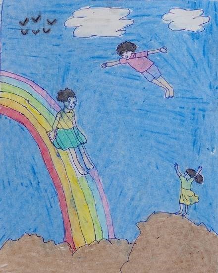 Conceptual art, painting by Harshali Ramesh Gaikwad