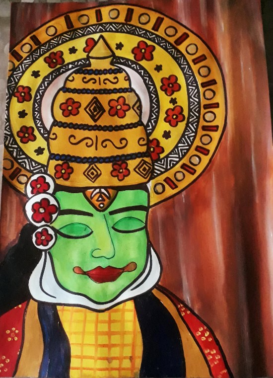 Happy Onam!, painting by Nishtha Sharma