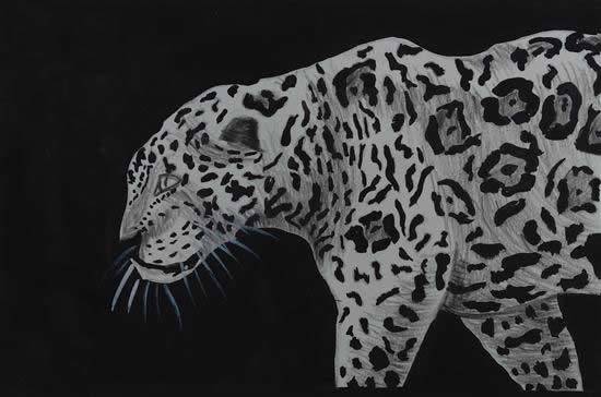 Painting  by Putrevu Bharadwaj - The Cheetah