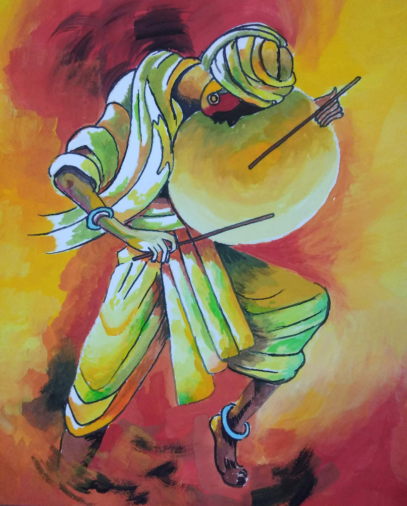 Painting  by Putrevu Bharadwaj - Music