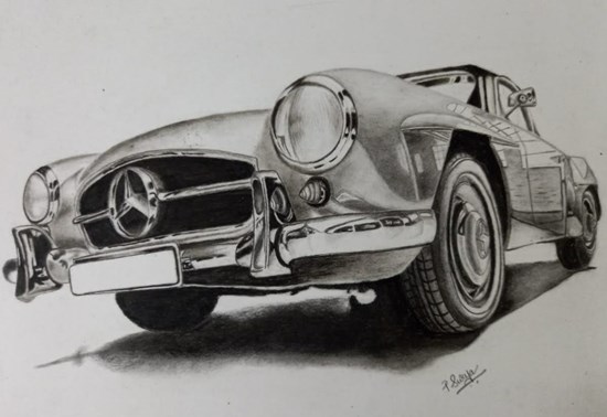 Travel, painting by Putrevu Bharadwaj