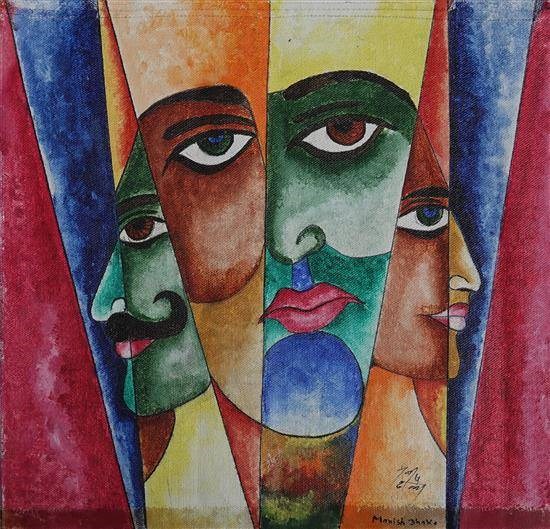 Figurative, painting by Manish Dhaka