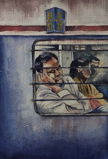 Journey, painting by Vikash Verma