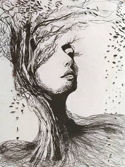 Connection, painting by N J Shruti