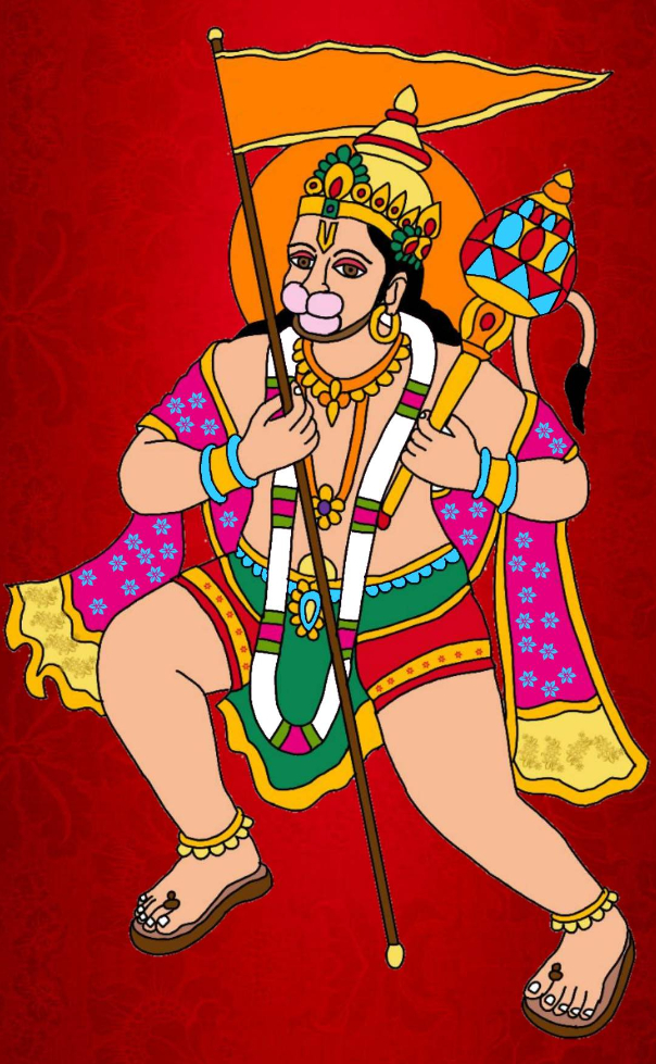 Lord hanuman Painting by Harshit Pustake