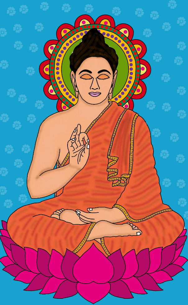 Lord Gautama Buddha Drawing - Drawing Skill-saigonsouth.com.vn