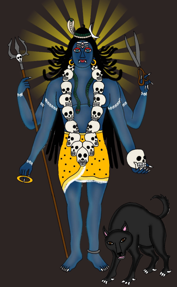 Limited Edition Print  by Harshit Pustake - Lord kal bhairava