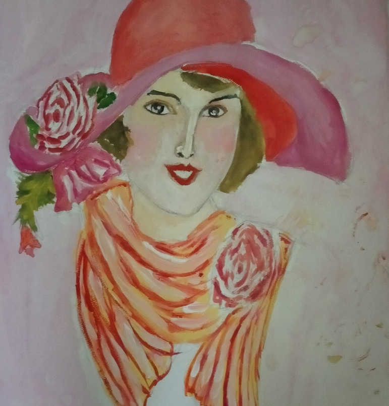 Painting  by Manjima Ganguly - My Fair Lady
