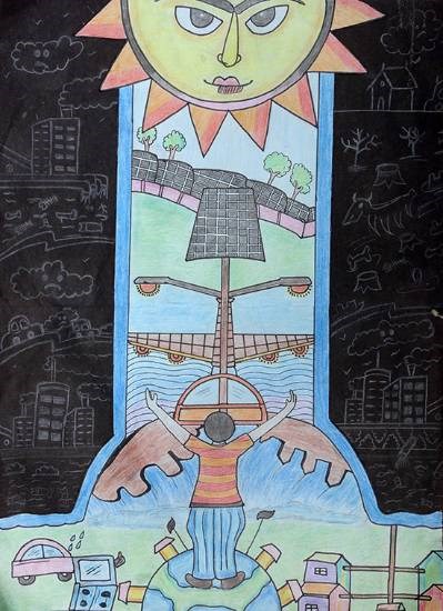 , painting by Akash 