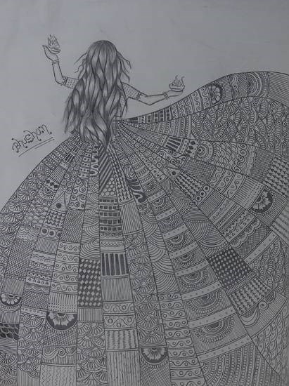 Traditional artwork, painting by Bhushan Sonawane