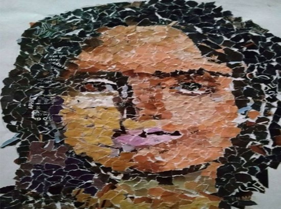 PORTRAIT, painting by Sanuj Sahw