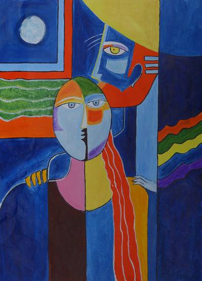 Painting  by Neha Chauhan - Express emotions in modern art