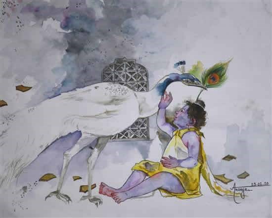 , painting by Ananya Choudhury