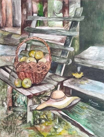 Tranquility, painting by Hanna Dew Drop Nath