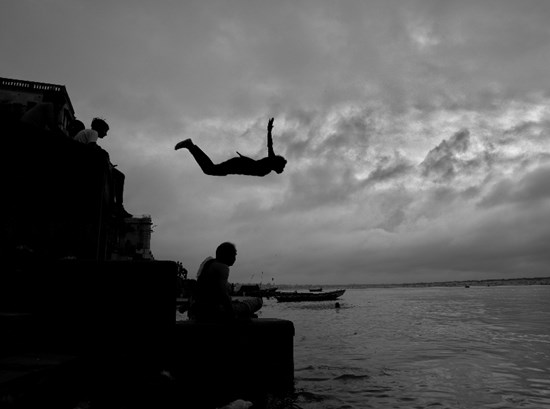 Lord Hanuman in search of Sita Maa, painting by Anikesh Verma