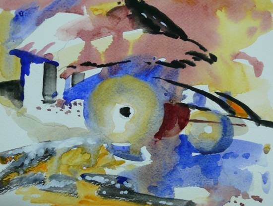 Untitled, painting by Chitra Vaidya