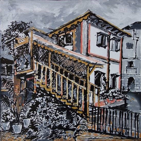 Khotachi Wadi, painting by Chitra Vaidya