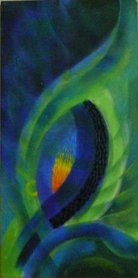 Spiritual II, painting by Chitra Vaidya