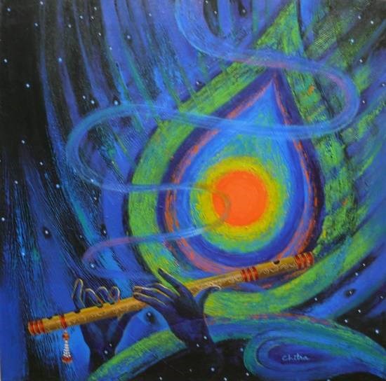 Spiritual VIII, painting by Chitra Vaidya