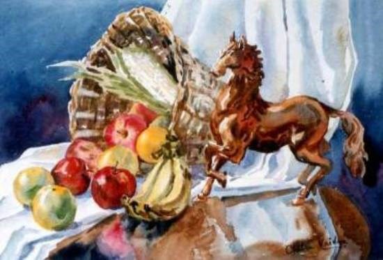 Still Life I, painting by Chitra Vaidya