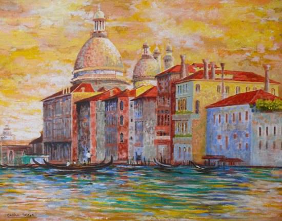 Sunny Blessings, Painting by  Artist Chitra Vaidya