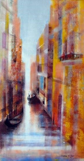 Venice, painting by Chitra Vaidya