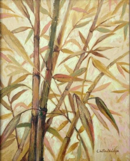 Bamboo Collection - 1, painting by Chitra Vaidya