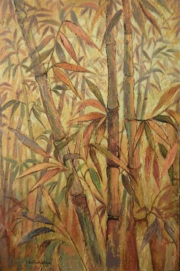 Bamboo Collection - 3, painting by Chitra Vaidya