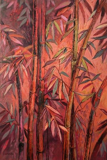 Bamboo Collection - 5, painting by Chitra Vaidya