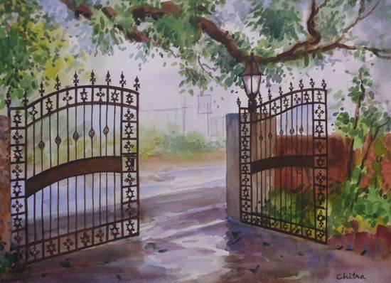 Mahabaleshwar Club XI, Painting by  Artist Chitra Vaidya