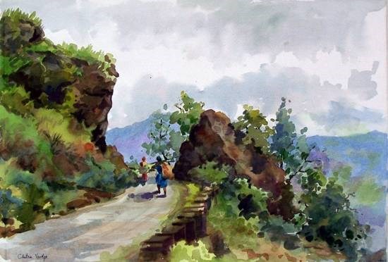 Lokhart, painting by Chitra Vaidya
